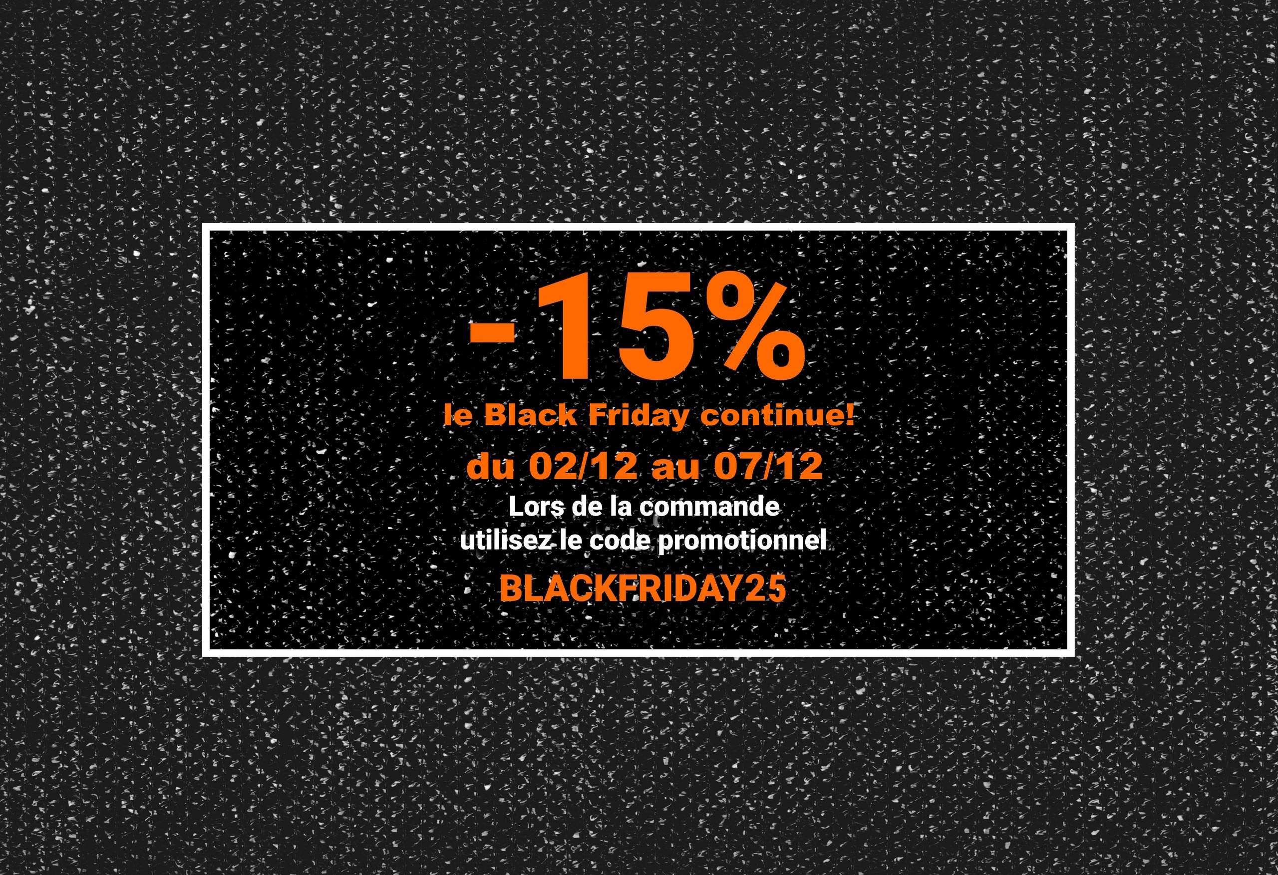 BLACK FRIDAY -15%